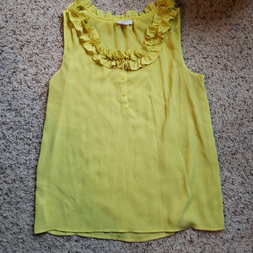 ❤ 3 for $20 ❤ LOFT ruffle tank